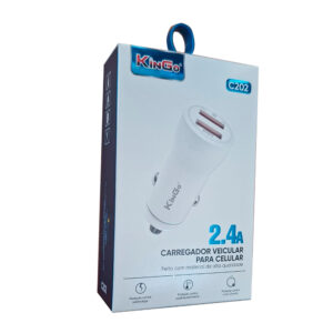 Carregador Veicular dual USB 2.4 (C202)
