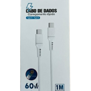 Cabo de Dados PVC 60W Type C - Type C