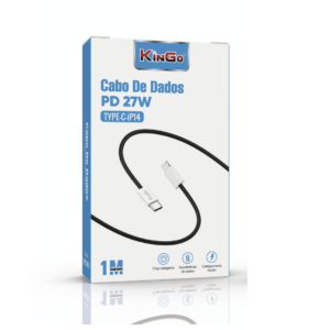 CABO DE DADOS TRANÇADO 1 METRO TYPE C IPHONE 14 PD 27W
